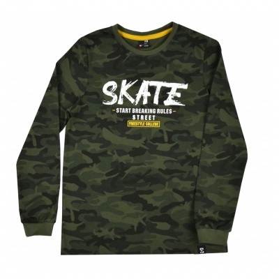 T-krekls ar garām piedurknēm "Skate"