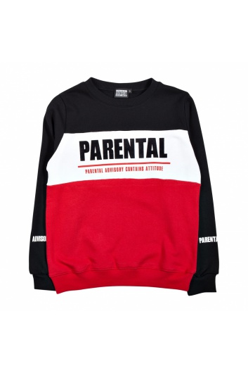 Daudzkrāsains džemperis "Parental Advisory"